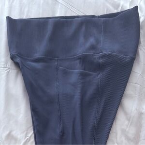 Athleta High-Rise Gray Leggings - Celestial Blue Large